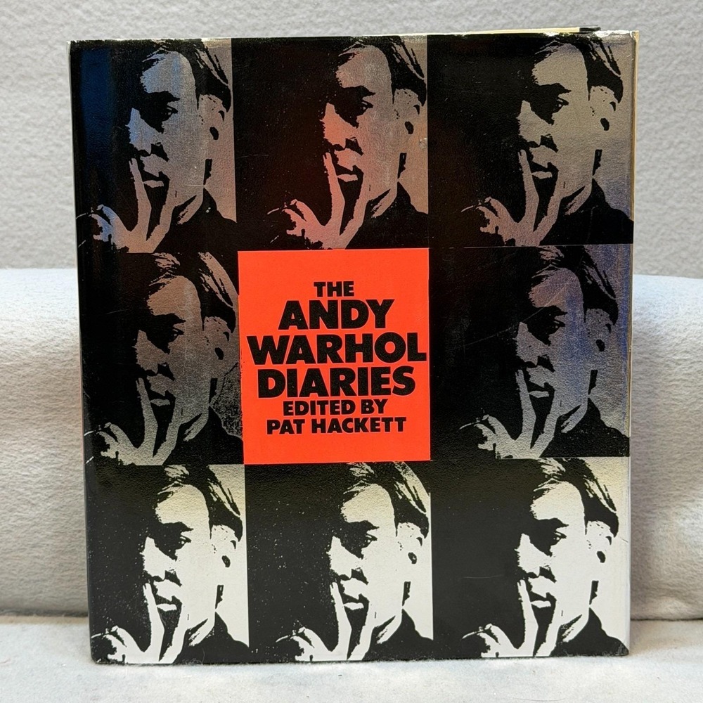 The Andy Warhol Diaries First Edition First Printing Hardcover May 1989 HC